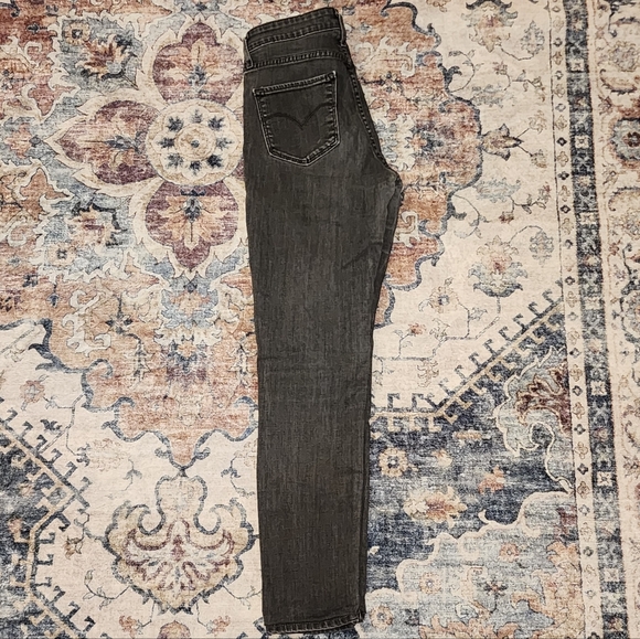 Levis Strauss Denim - Levis 721 High Rise Skinny Jeans Flag Stone Gray Size W28 L32